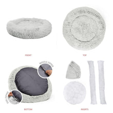 Load image into Gallery viewer, Calming Shag Vegan Fur Donut Cuddler - 45"x45" - WOW BRANDZ