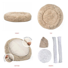 Load image into Gallery viewer, Calming Shag Vegan Fur Donut Cuddler - 45"x45" - WOW BRANDZ