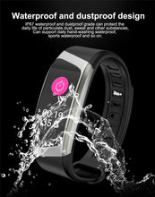 Load image into Gallery viewer, E18 Smart Band - Heart Rate Monitor, Sport Bracelet IP67 Waterproof Fitness Tracker - WOW BRANDZ