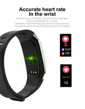 Load image into Gallery viewer, E18 Smart Band - Heart Rate Monitor, Sport Bracelet IP67 Waterproof Fitness Tracker - WOW BRANDZ