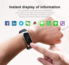 Load image into Gallery viewer, E18 Smart Band - Heart Rate Monitor, Sport Bracelet IP67 Waterproof Fitness Tracker - WOW BRANDZ