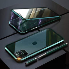 Load image into Gallery viewer, 360 Metal Case For iPhone 6 7 8 Plus X XR XS MAX Case Magnetic Luxury Shockproof Tempered Glass Cover For iPhone 11 Pro Max Case - WOW BRANDZ