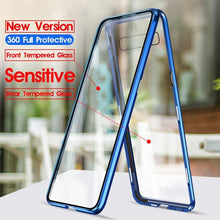 Load image into Gallery viewer, Case For Samsung Galaxy S8 Plus S8Plus S9 Note 9 8 Magnetic Metal Bumper Tempered Glass Cover For Samsung S8 Case coque - WOW BRANDZ
