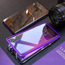 Load image into Gallery viewer, Case For Samsung Galaxy S8 Plus S8Plus S9 Note 9 8 Magnetic Metal Bumper Tempered Glass Cover For Samsung S8 Case coque - WOW BRANDZ