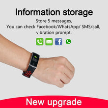 Load image into Gallery viewer, Smart Bracelet Heart Rate Monitor Waterproof Fitness Tracker Bluetooth Watch Band - WOW BRANDZ