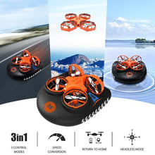 Load image into Gallery viewer, 3-in-1 Land, Air, & Water Drone - WOW BRANDZ