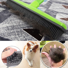 Load image into Gallery viewer, Miracle Broom 3-in-1 Bristles Sweeper Squeegee Scratch Free Bristle Broom for Pet Cat Dog Hair Carpet Hardwood Windows - WOW BRANDZ