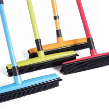Load image into Gallery viewer, Miracle Broom 3-in-1 Bristles Sweeper Squeegee Scratch Free Bristle Broom for Pet Cat Dog Hair Carpet Hardwood Windows - WOW BRANDZ