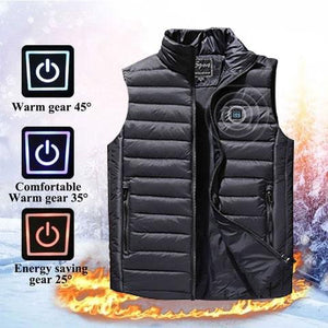 FLEXIBLE USB RECHARGEABLE INFRARED HEATING VEST - WOW BRANDZ