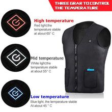 Load image into Gallery viewer, FLEXIBLE USB RECHARGEABLE INFRARED HEATING VEST - WOW BRANDZ
