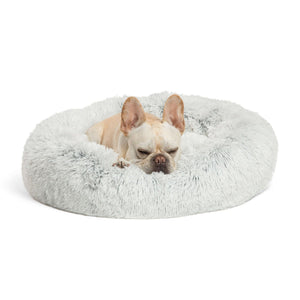 Calming Shag Vegan Fur Donut Cuddler - 23"x23" - WOW BRANDZ