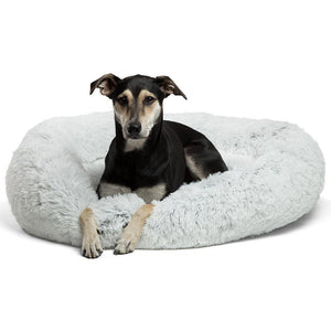 Calming Shag Vegan Fur Donut Cuddler -  36"x36" - WOW BRANDZ