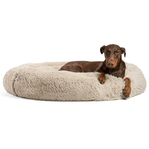 Calming Shag Vegan Fur Donut Cuddler - 45"x45" - WOW BRANDZ