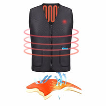 Load image into Gallery viewer, FLEXIBLE USB RECHARGEABLE INFRARED HEATING VEST - WOW BRANDZ
