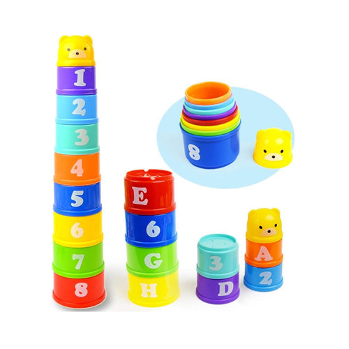 Baby Toys Stacking Cups Towers - WOW BRANDZ