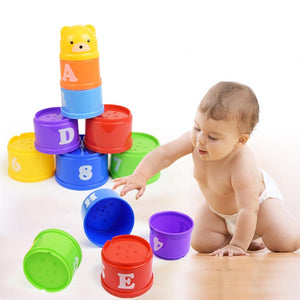 Baby Toys Stacking Cups Towers - WOW BRANDZ