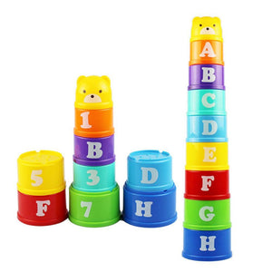 Baby Toys Stacking Cups Towers - WOW BRANDZ