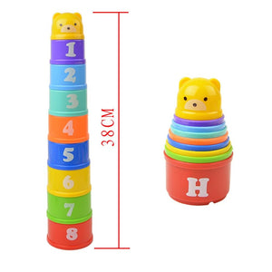 Baby Toys Stacking Cups Towers - WOW BRANDZ