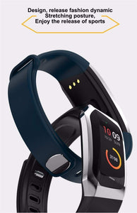 E18 Smart Band - Heart Rate Monitor, Sport Bracelet IP67 Waterproof Fitness Tracker - WOW BRANDZ