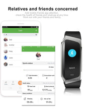 Load image into Gallery viewer, E18 Smart Band - Heart Rate Monitor, Sport Bracelet IP67 Waterproof Fitness Tracker - WOW BRANDZ
