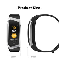 Load image into Gallery viewer, E18 Smart Band - Heart Rate Monitor, Sport Bracelet IP67 Waterproof Fitness Tracker - WOW BRANDZ
