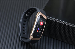 E18 Smart Band - Heart Rate Monitor, Sport Bracelet IP67 Waterproof Fitness Tracker - WOW BRANDZ