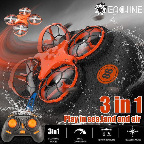 3-in-1 Land, Air, & Water Drone - WOW BRANDZ