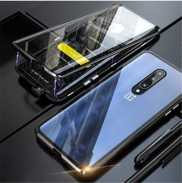 Ultra Magnetic Adsorption Phone Case Metal Edge Cover For OnePlus 6, 6T, 7, 7 Pro. - WOW BRANDZ