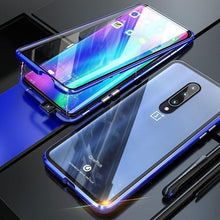 Load image into Gallery viewer, Magnetic Case For One plus 7 Pro Double Glass Oneplus7 7 Pro Case Full Protective Cover Front Tempered Glass screen Protector - WOW BRANDZ
