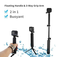 Load image into Gallery viewer, 3 Way Folding Monopod Selfie Stick - WOW BRANDZ - WOW BRANDZ
