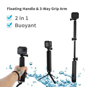 3 Way Folding Monopod Selfie Stick - WOW BRANDZ - WOW BRANDZ