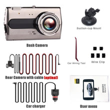 Load image into Gallery viewer, Dash Cam Dual Lens Car DVR Vehicle Camera Full HD 1080P - WOW BRANDZ
