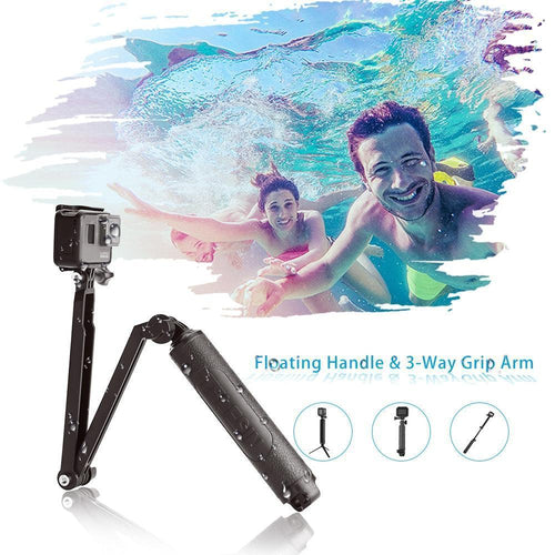 3 Way Folding Monopod Selfie Stick - WOW BRANDZ - WOW BRANDZ