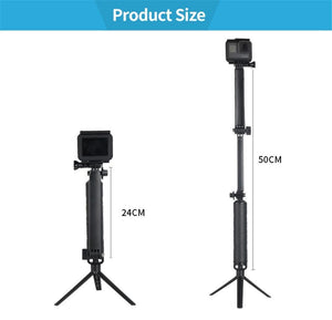 3 Way Folding Monopod Selfie Stick - WOW BRANDZ - WOW BRANDZ