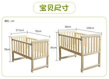 Load image into Gallery viewer, 2 in 1 baby  sleep crib baby bed cradle - WOW BRANDZ
