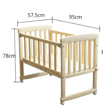 2 in 1 baby  sleep crib baby bed cradle - WOW BRANDZ