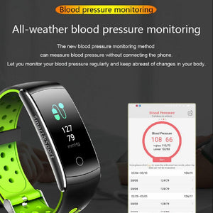 Smart Bracelet Heart Rate Monitor Waterproof Fitness Tracker Bluetooth Watch Band - WOW BRANDZ