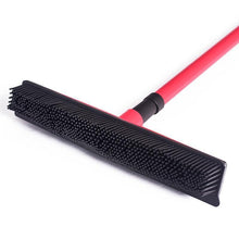 Load image into Gallery viewer, Miracle Broom 3-in-1 Bristles Sweeper Squeegee Scratch Free Bristle Broom for Pet Cat Dog Hair Carpet Hardwood Windows - WOW BRANDZ
