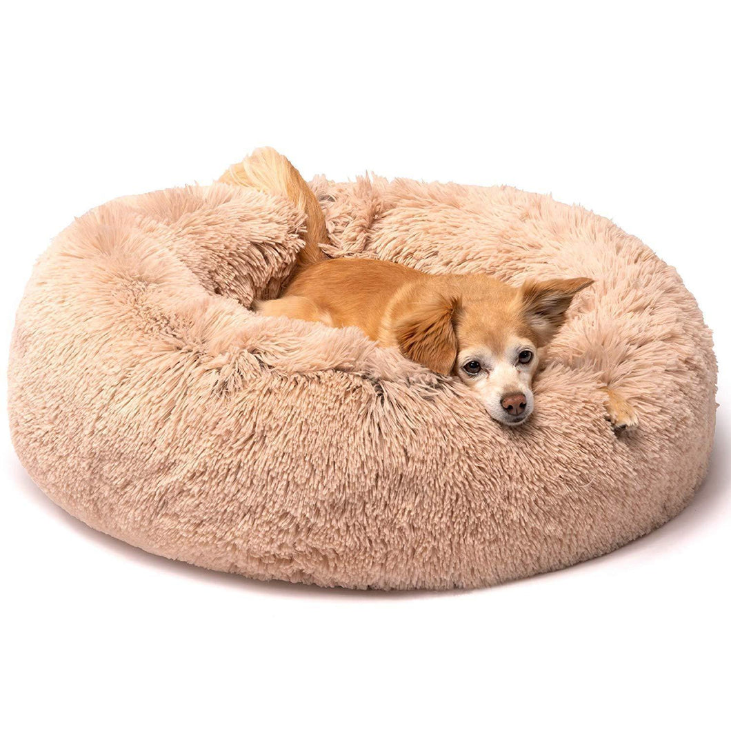 Calming Bed For Dogs, Cats, With Pet Anti-Anxiety - WOW BRANDZ