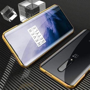 Ultra Magnetic Adsorption Phone Case Metal Edge Cover For OnePlus 6, 6T, 7, 7 Pro. - WOW BRANDZ