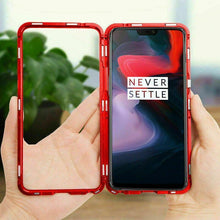 Load image into Gallery viewer, Ultra Magnetic Adsorption Phone Case Metal Edge Cover For OnePlus 6, 6T, 7, 7 Pro. - WOW BRANDZ
