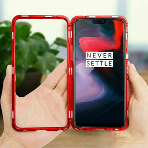 Ultra Magnetic Adsorption Phone Case Metal Edge Cover For OnePlus 6, 6T, 7, 7 Pro. - WOW BRANDZ