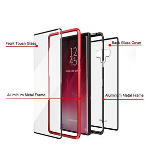 360° Magnetic Case For Samsung S10 Plus S9 Note 10 + Double Sided Tempered Glass - WOW BRANDZ