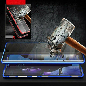 360° Magnetic Case For Samsung S10 Plus S9 Note 10 + Double Sided Tempered Glass - WOW BRANDZ