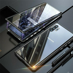 360° Magnetic Case For Samsung S10 Plus S9 Note 10 + Double Sided Tempered Glass - WOW BRANDZ